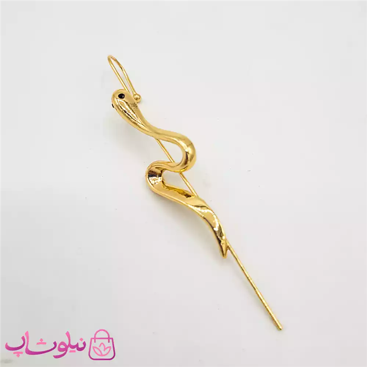 گوشواره زنانه کراس طرح مار